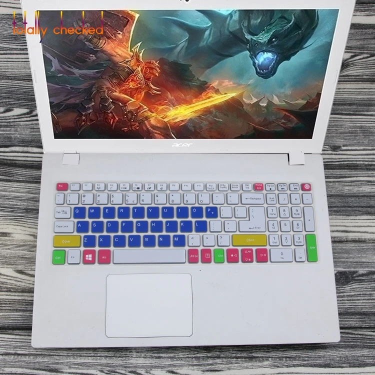 Силиконовая защитная накладка на клавиатуру для Acer Aspire E15 E5 575 576G ES15/Aspire E 17 573G 15 6
