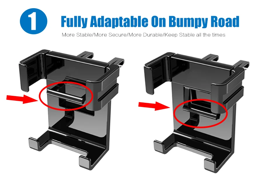 MOUSEMI Universal Car Phone Holder Air Vent Mount Clip Holder For Phone In Car No Magnetic Mobile Phone Stand Smartphone Support (2)