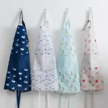 Saingace Women Apron Restaurant Home Kitchen BBQ Working Cooking Cartoon Oilproof Aprons Happy Sale ap510