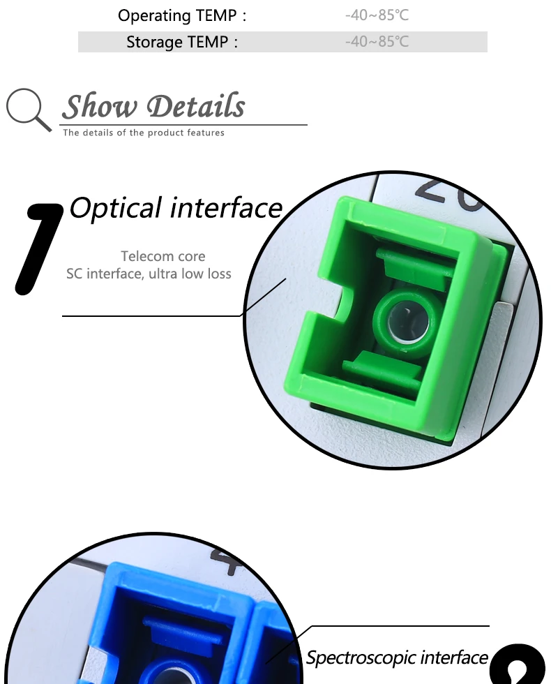 1X4 Splitter Fiber Optical Box 1