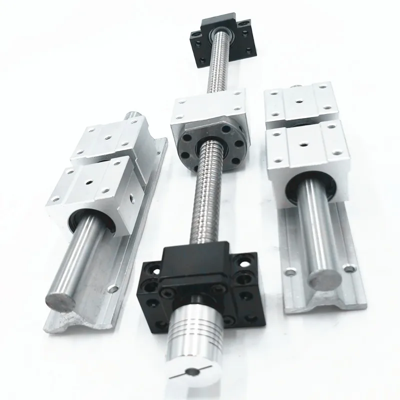

SBR20 linear rails 1500/900/400+ball screws SFU1605- 1550/950/450mm+112mm NEMA23 3N.m (417oz-in)+2 phase 4-Leads 76mm 255oz.in