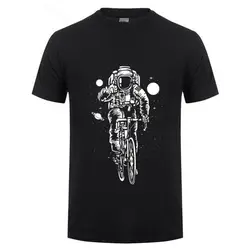 2019 новейший дизайн харизматичный парень футболка spacex Astrobike bike футболка велосипедная поездка космическая планета Повседневная футболка