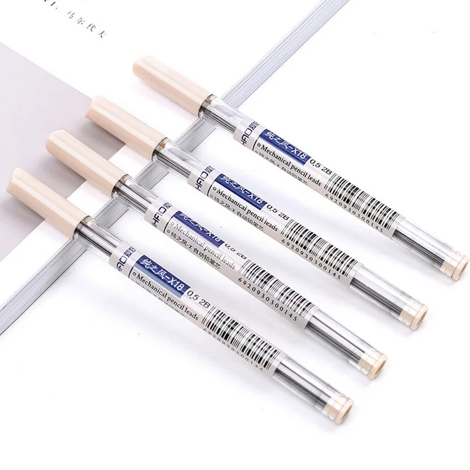 4Pcs New 2B Mechanical Pencil Lead a Refill Tube 0.5mm Automatic Pencil