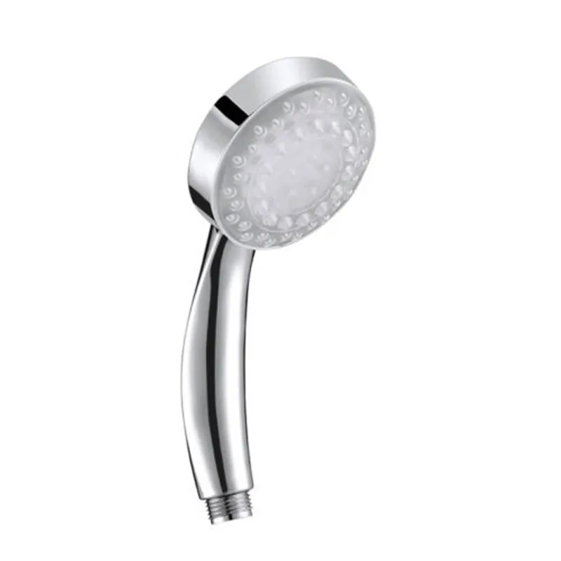 FGHGF Water Powered LED Romantic Light Bright Round Single Head Shower Nozzle High Pressure Glow Red |