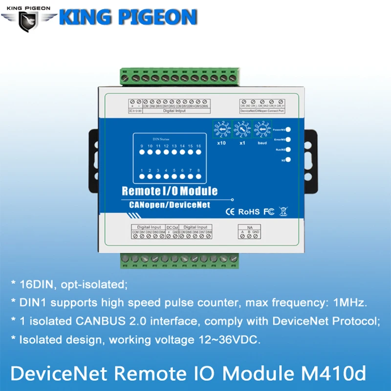 DeviceNet Remote IO Module M410d