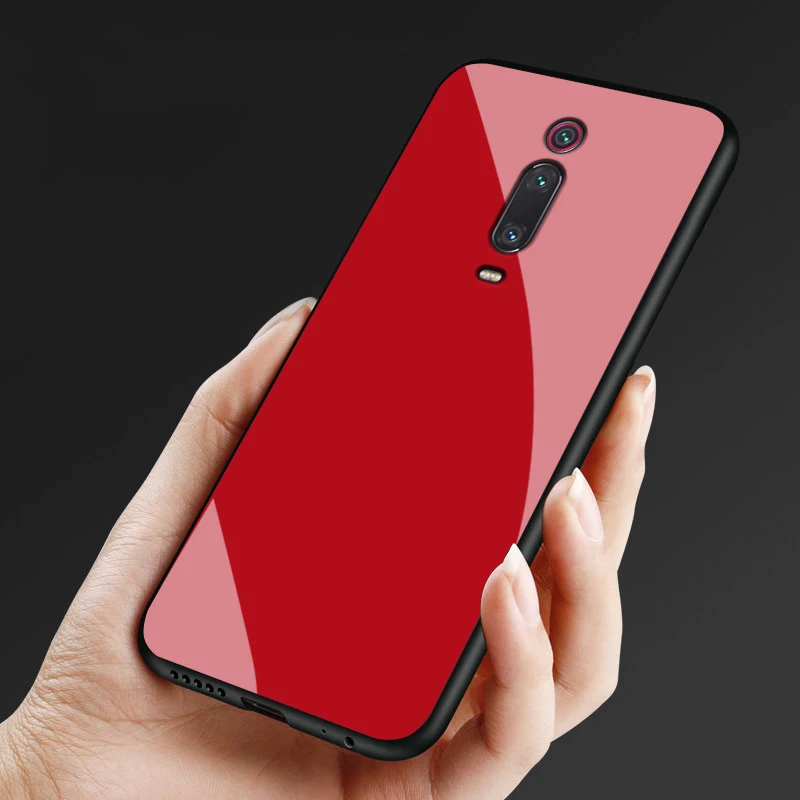 Чехол из закаленного стекла для Xiaomi Redmi K20 Pro 7A Note 7 6 5 Plus 6A S2 Pocophone f1 Mi A2 lite 9T Mi9 SE Mi8 Lite