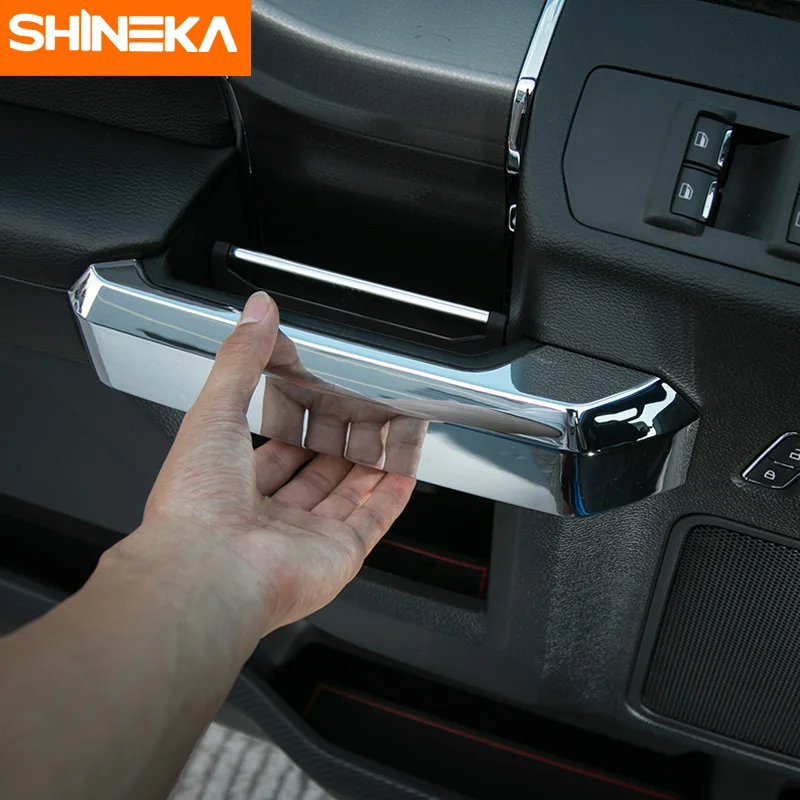 SHINEKA Стайлинг автомобиля ABS Внутренняя крышка внутренней дверной ручки обшивка