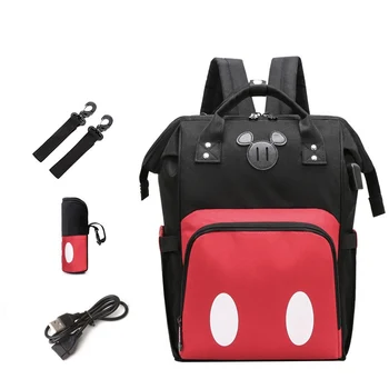 

New multi functional waterproof Micky Minie backpack large capacity Mommy backpack fashion out mother baby bag travel backpack