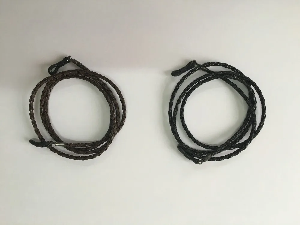 

spectacle braided PU leather cords