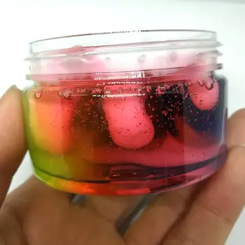 

Colorful Cloud Clear Crystal Slime Fluffy Squishy Clay Stress Relieve Kids Toy