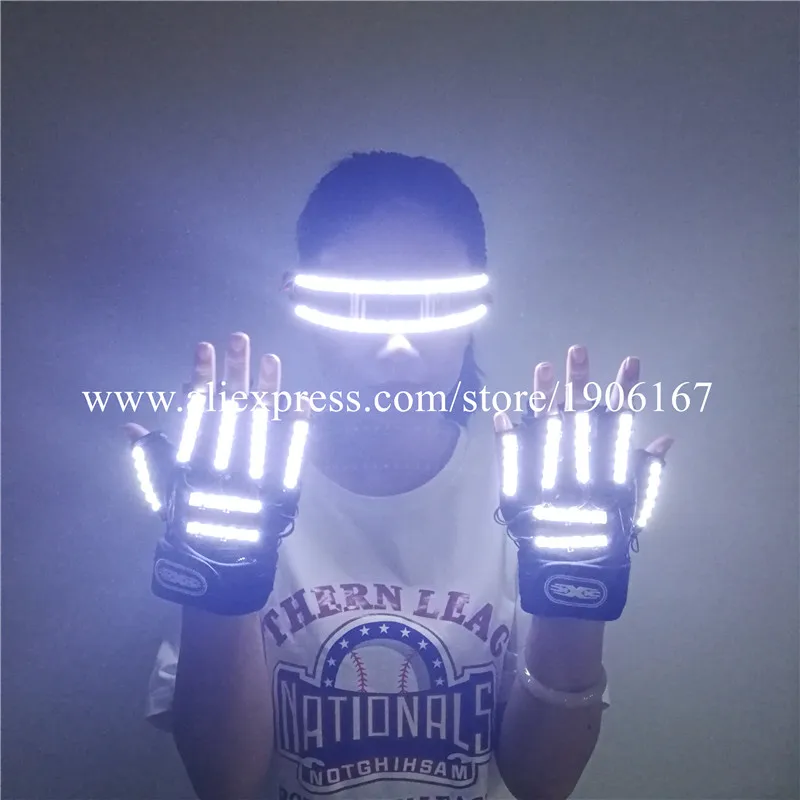 Led glasses and gloves07