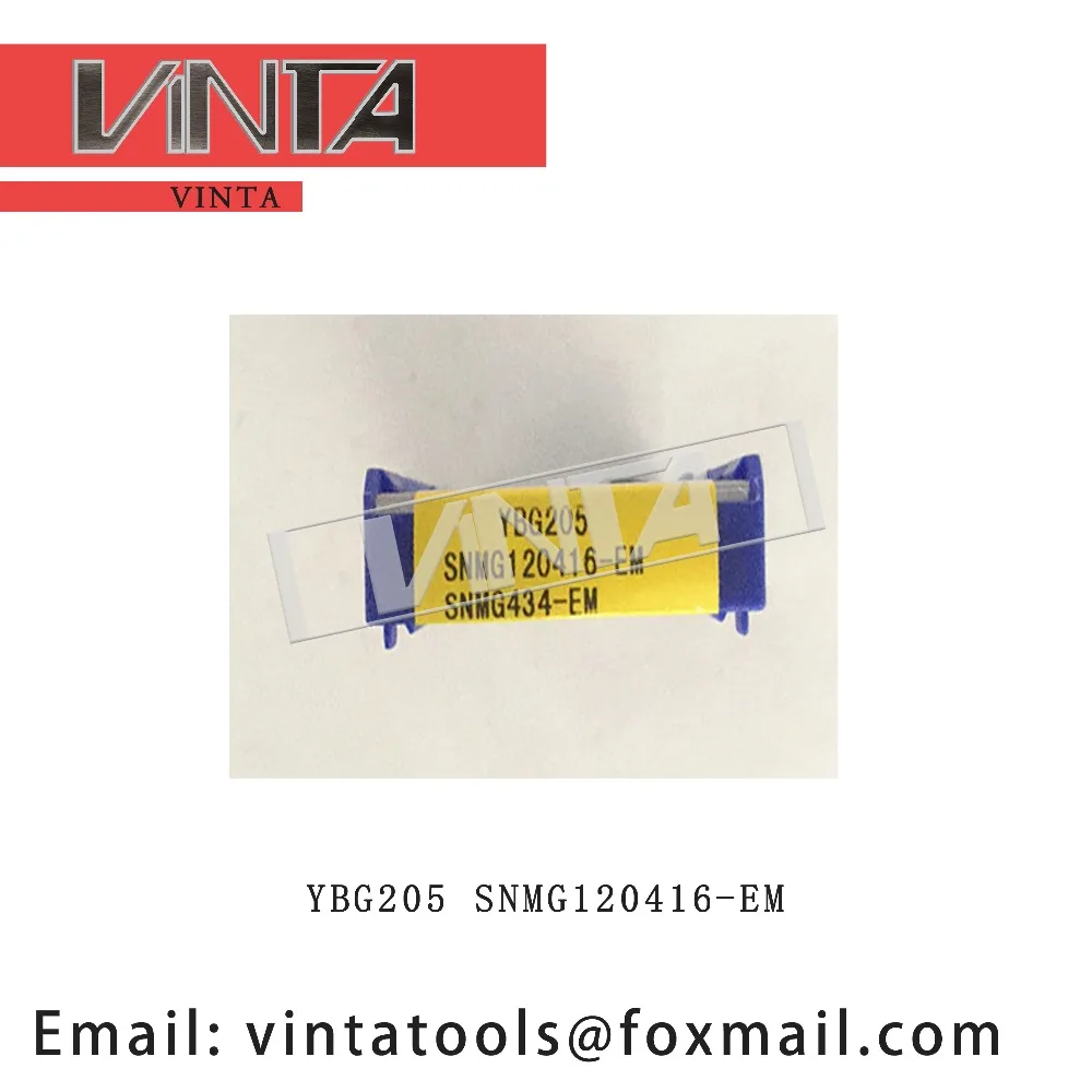 unidades lotes YBG205 SNMG120416-EM cnc ferramentas de