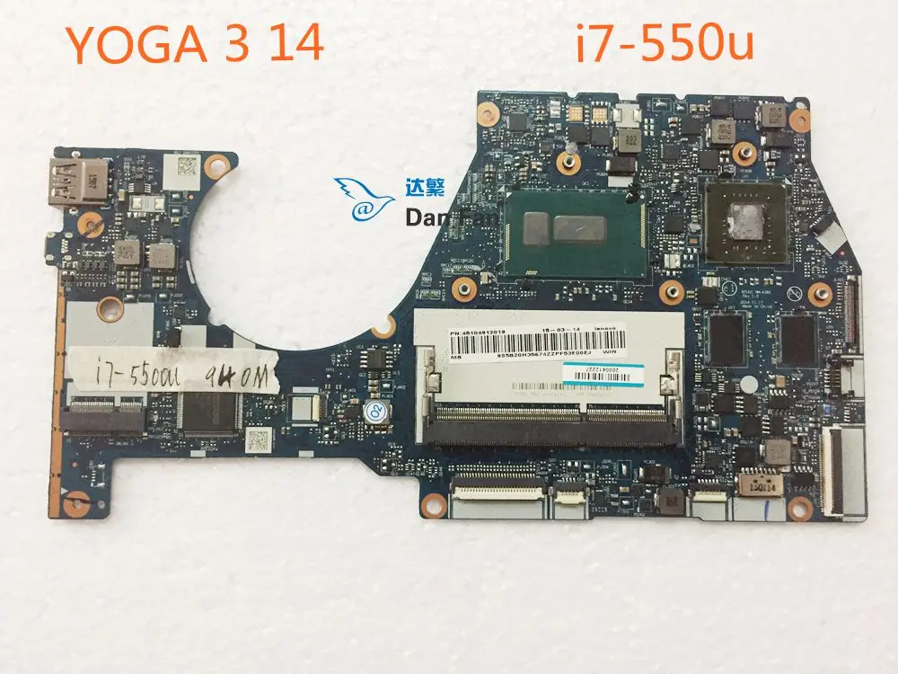 Материнская плата BTUU1 для ноутбука Lenovo YOGA 3 14 i7-5500U материнская 100% протестирована