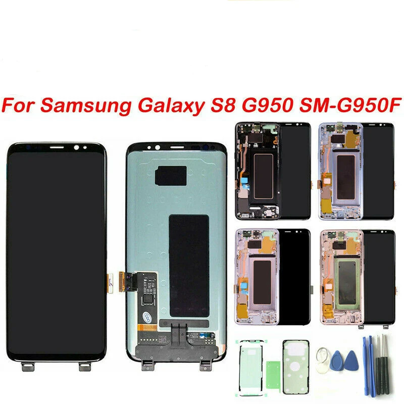 

For Samsung Galaxy S8 G950F LCD Display Touch Screen Digitizer Replacement