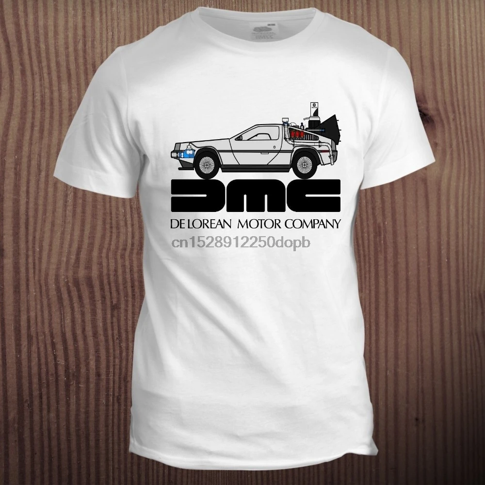 De Lorean Dmc Назад в будущее вдохновляющая забавная Мужская футболка с изображением