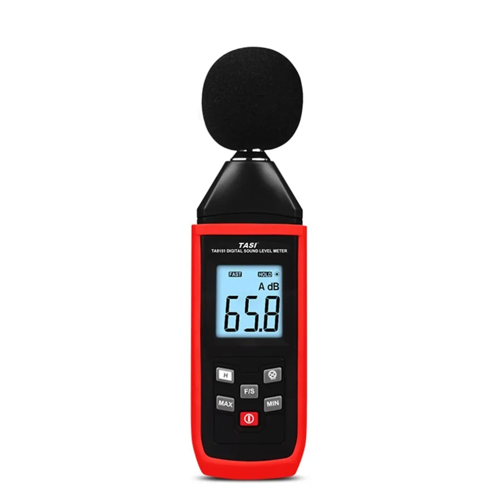 

TA8151 Sound Level Meter Digital Noise Meter Tester 30-130dB Decibel Monitoring Sound Level Meters with Bracket
