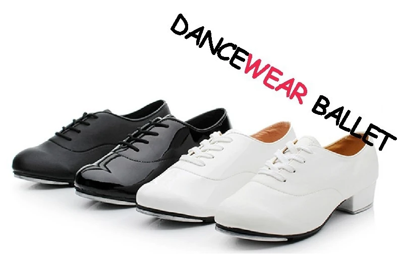de charol con cordones para hombre, calzado de alta calidad, Oxford, blanco y negro, brillante, para baile|tap shoesshoes for tap dance - AliExpress
