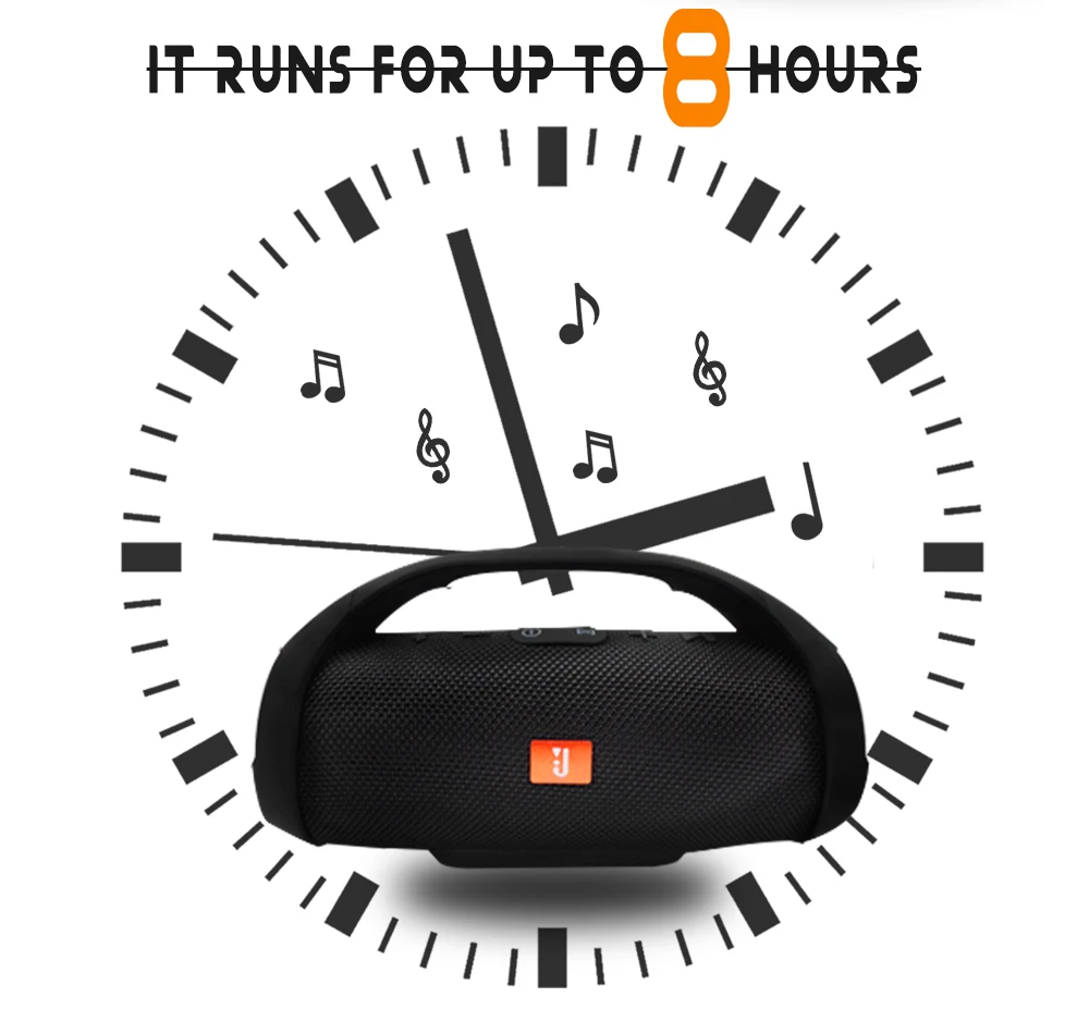 Makescc IPX7 Портативный Водонепроницаемый Открытый HIFI Колонка беспроводной Bluetooth динамик сабвуфер, адаптер-звукосниматель поддержка fm-радио TF Mp3