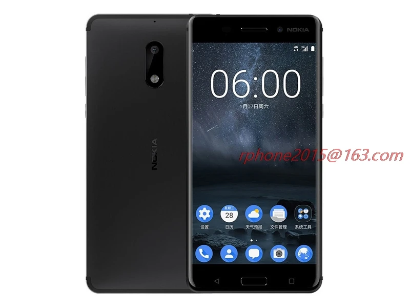 Nokia 6 отремонтированный Мобильный телефон Nokia 6 LTE 4G 16 Мп Android 7 Восьмиядерный 5,5 ''4 Гб ram 32 ГБ rom разблокированный телефон Nokia6