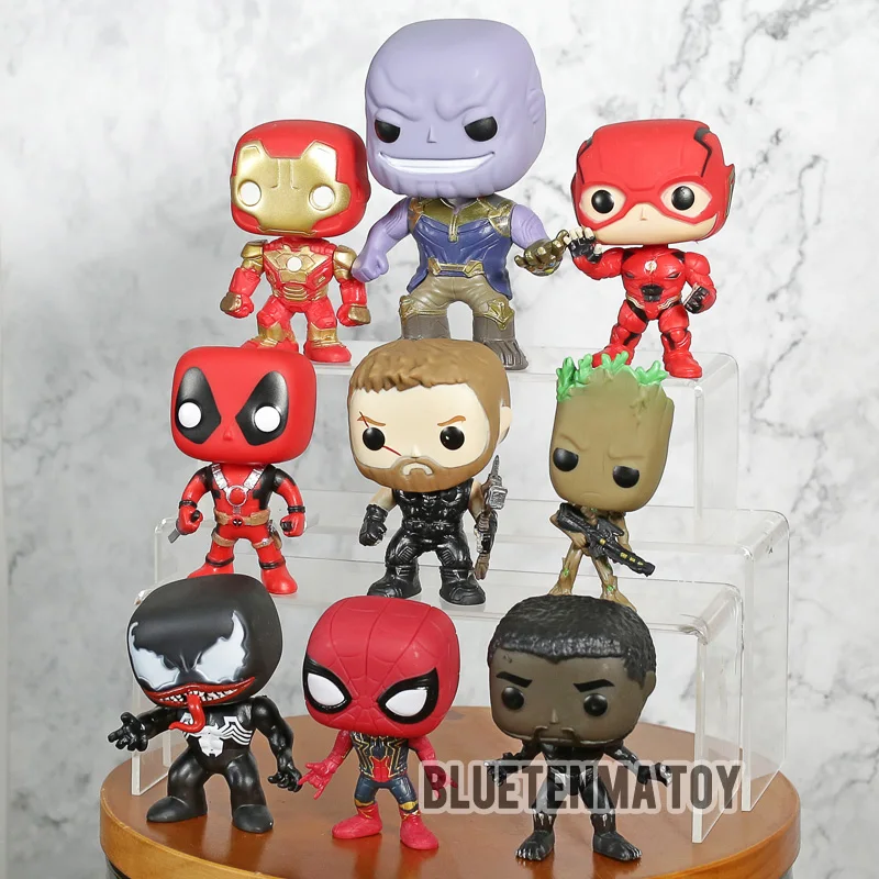 Комиксы Marvel танос Веном Железный человек флэш Капитан Америка Дэдпул Черная