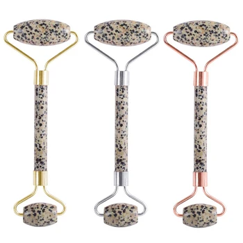 

Jade Roller Double Head Dalatian Facial Massage Roller Natural Slimming Anti Wrinkle Cellulite Face Beauty Crystal Stone Tool