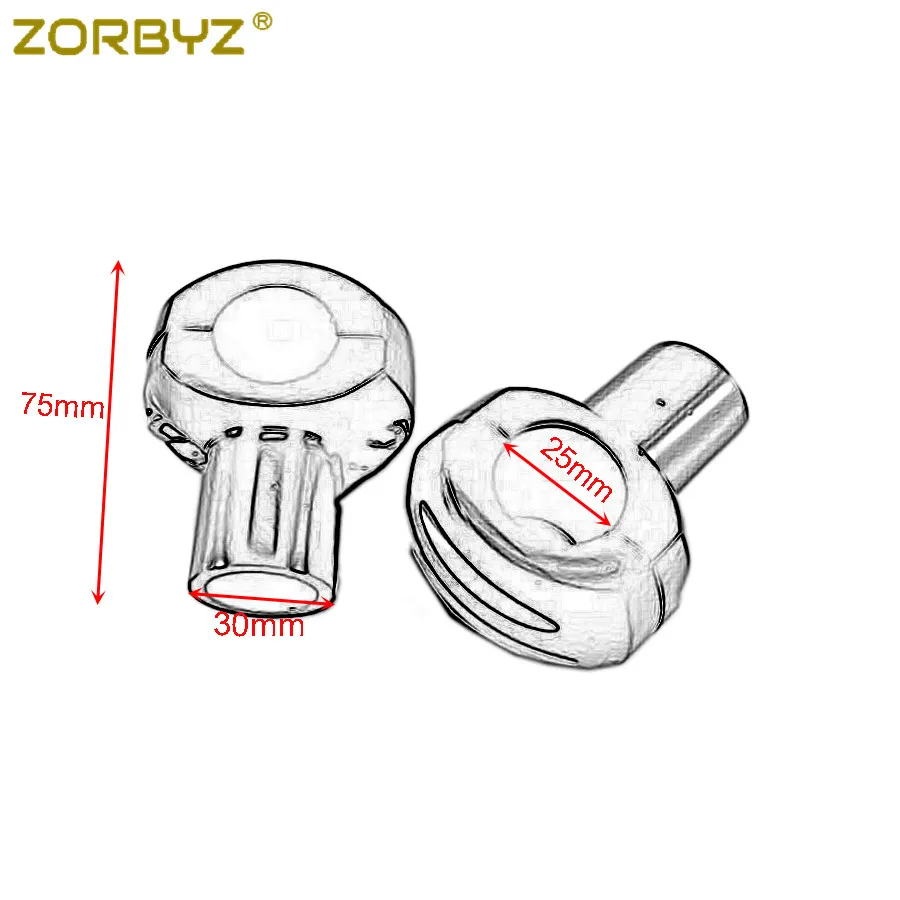 ZORBYZ мотоцикл " 25 мм Край вырезанный руль стоячий зажим для Боббер, чоппер, Крузер туринг на заказ