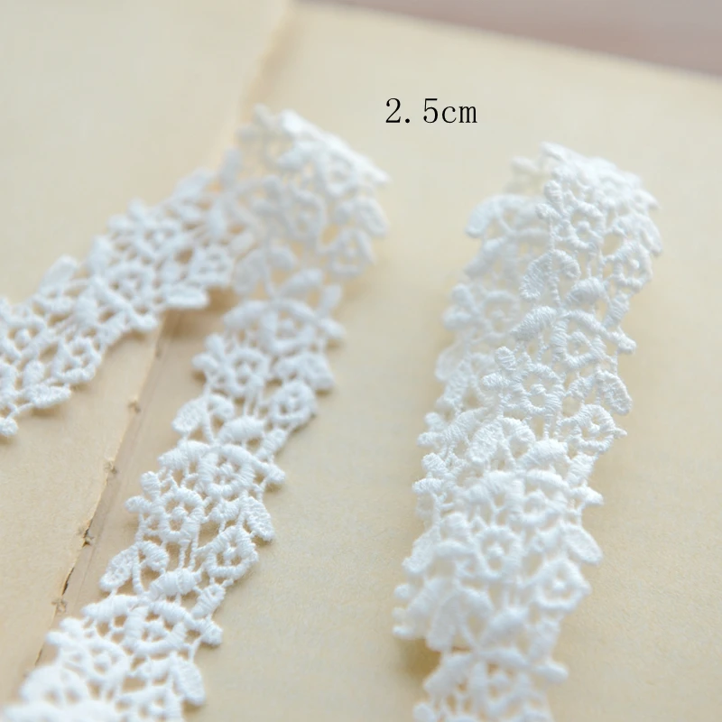 Кружевные кружевные аксессуары с водорастворимой вышивкой 2 5 см в ширину|lace