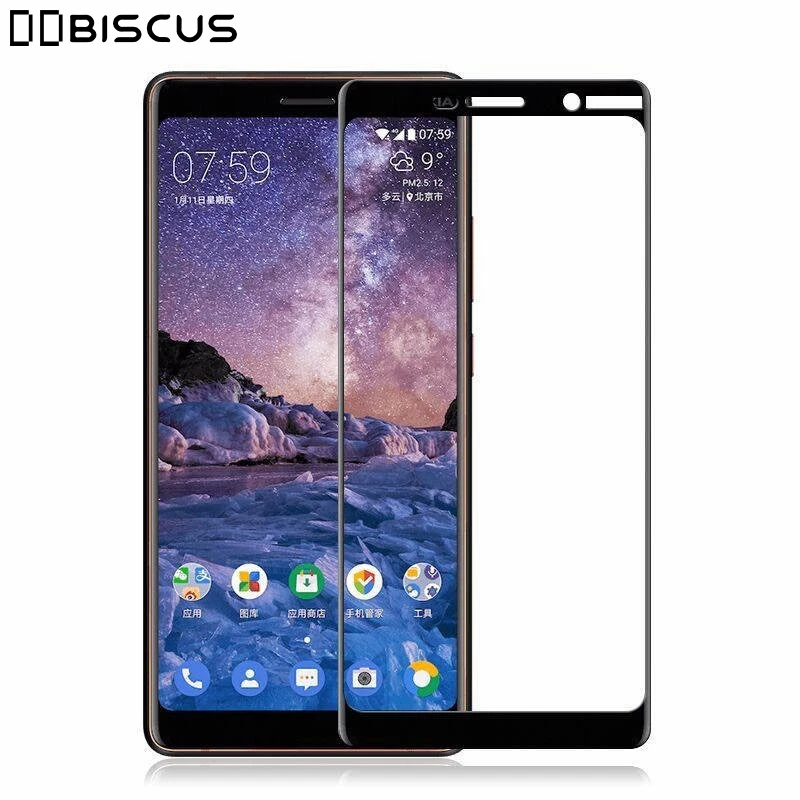 Закаленное стекло 5D и 9D с полным покрытием для Nokia 2 1 5 6 7 8 Plus X5 X6 X7 3 4 Защитная