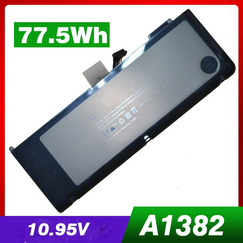 77.5WH laptop battery A1382 for Apple A1286 2009 Version for MacBook Pro 15 77.5WH laptop battery A1382 for Apple A1286 2009 Version for MacBook Pro 15