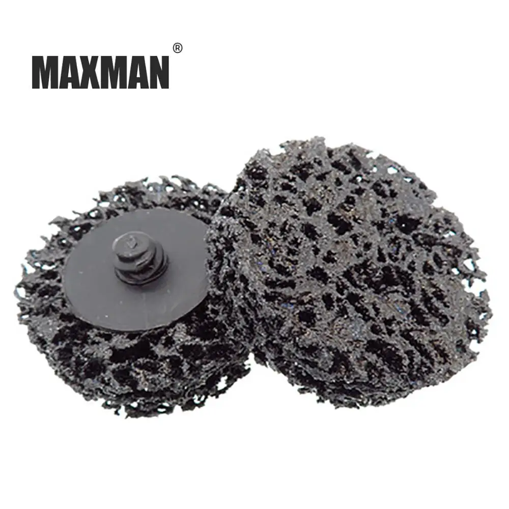 MAXMAN 2 дюйма 50 мм Roloc; платье в полоску и чистый диск черный/фиолетовый для удаления ржавчины, Краски, полировка, неровной поверхности