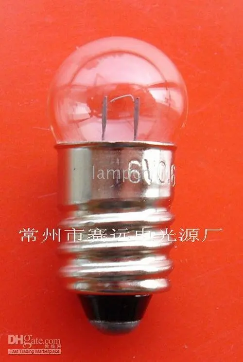 G11 6 v 0,6 w a052 GOOd! Миниатюрная лампа e10 sellwell lighting