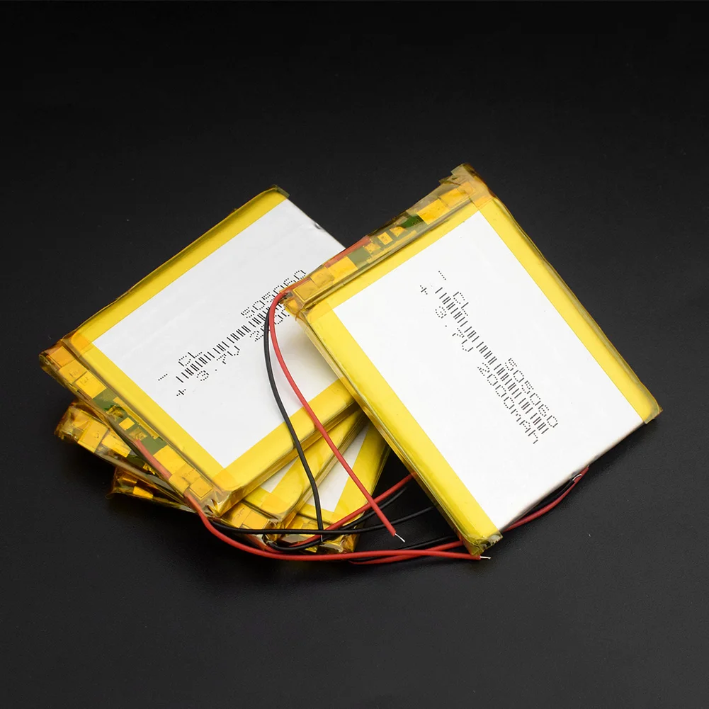 

1/2/4x 505060 3.7V 2000mAh Li-ion Battery Lithium Polymer Rechargeable Batteries For DVD PDA Cell Phone Tablet PC Solar Lamp