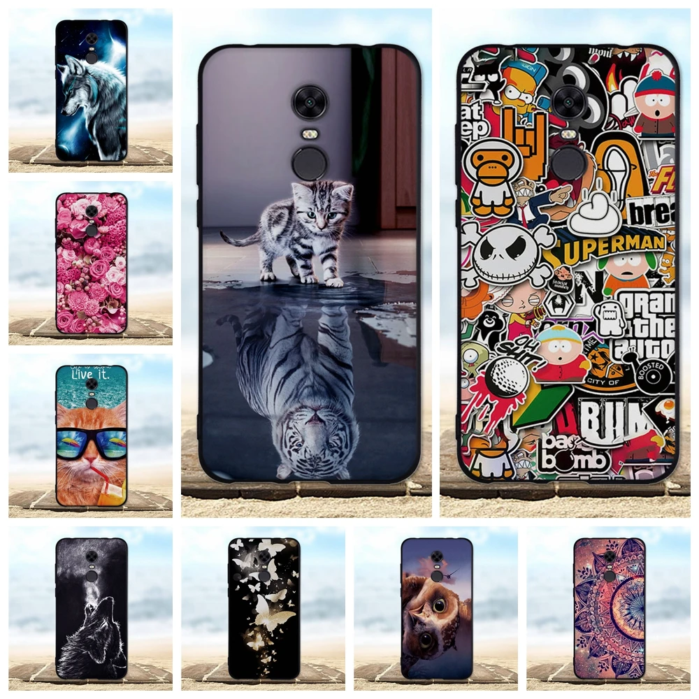 For Xiaomi Redmi 5 Plus Case Soft Silicone TPU Black Cover For Xiaomi Redmi 5 Plus 5+ Case For Redmi5 Plus / Cover Redmi 5 Cases For Xiaomi Redmi 5 Plus Case Soft Silicone TPU Black Cover For Xiaomi Redmi 5 Plus 5+ Case For Redmi5 Plus / Cover Redmi 5 Cases