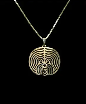 

DANGGAO fashion Handmade Bichon Frise Pendant Necklace women chain choker necklace dog charm Pet Lovers Gift Idea