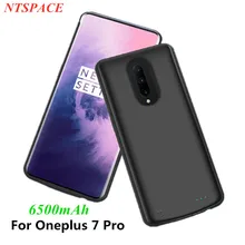 Fashion External Battery Charger Cases For Oneplus 7 Pro Battery Case 6500mAh Portable Power Bank Shockproof Charging Back Cover