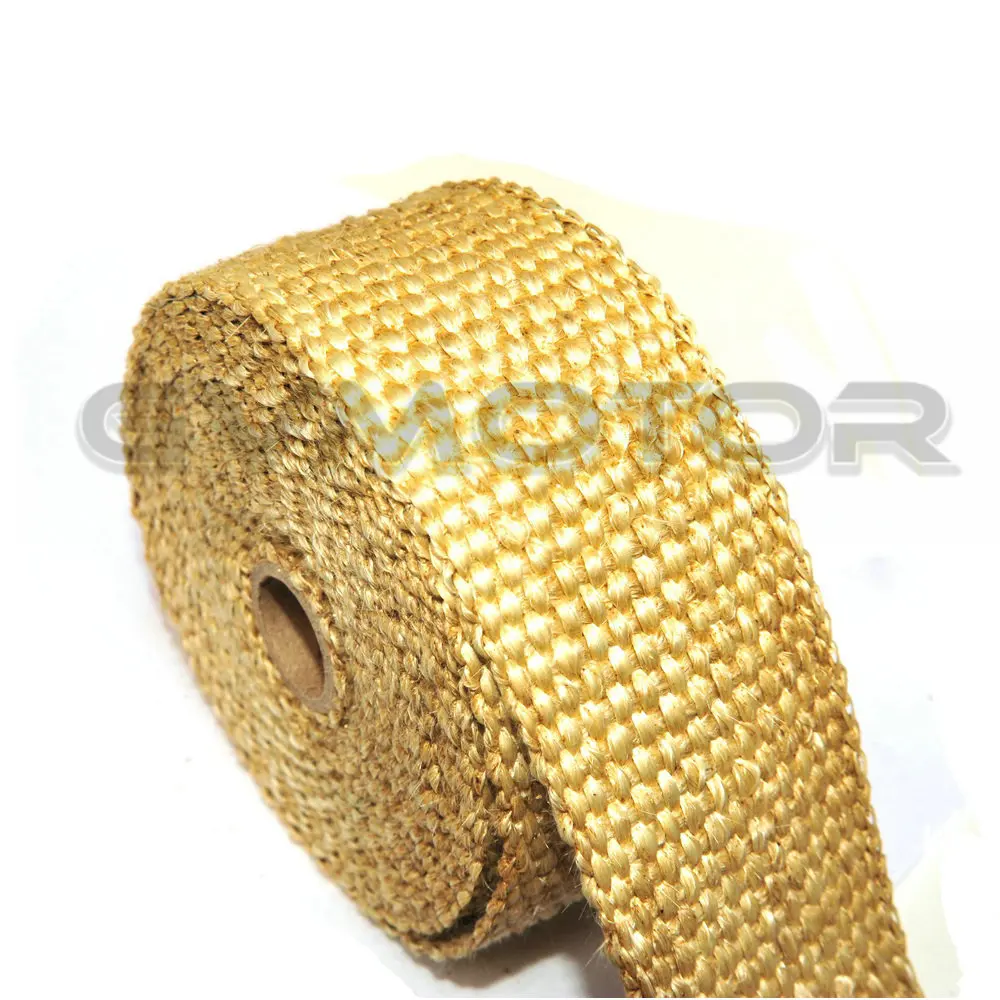 1 шт. негорючая термолента для выхлопных труб 2 х50х5 м|thermal wrap tape|heat exhausttape exhaust |
