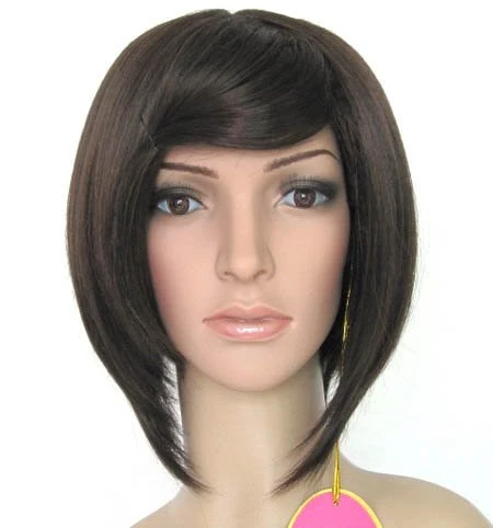 100 Japanese Kanekalon Stunning Bob Haircut Wig Hair L D013 Wig Gray Wig Greywigs Korea Aliexpress