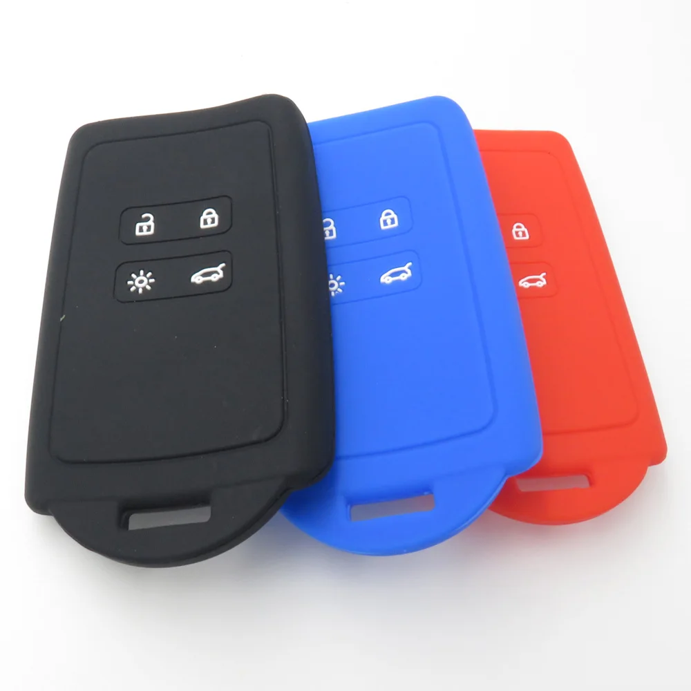 Silicone Rubber Key Cover CASE fit for Renault Kadjar Fluence Scenic Latitude KEY CASE FOR CAR Interior Accessories Car styling Silicone Rubber Key Cover CASE fit for Renault Kadjar Fluence Scenic Latitude KEY CASE FOR CAR Interior Accessories Car styling