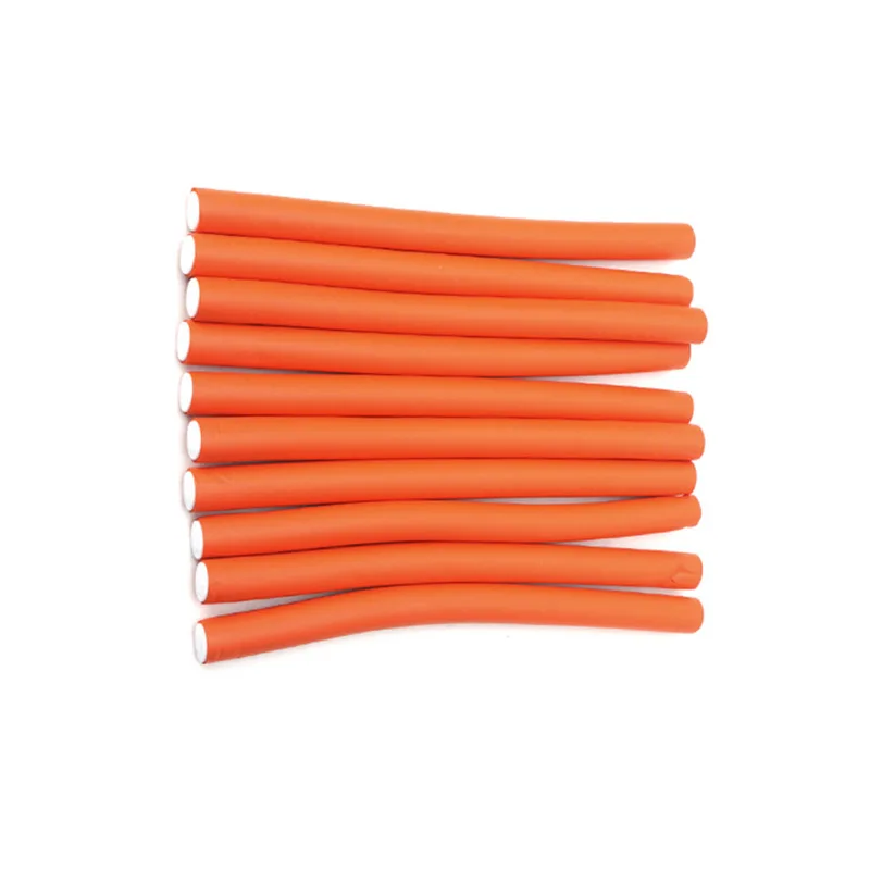 

10pcs (Diameter: 0.8cm) Magic Hair Curler Roller Soft Sponge Bendy Twist Curls Hair Care Easy Tool