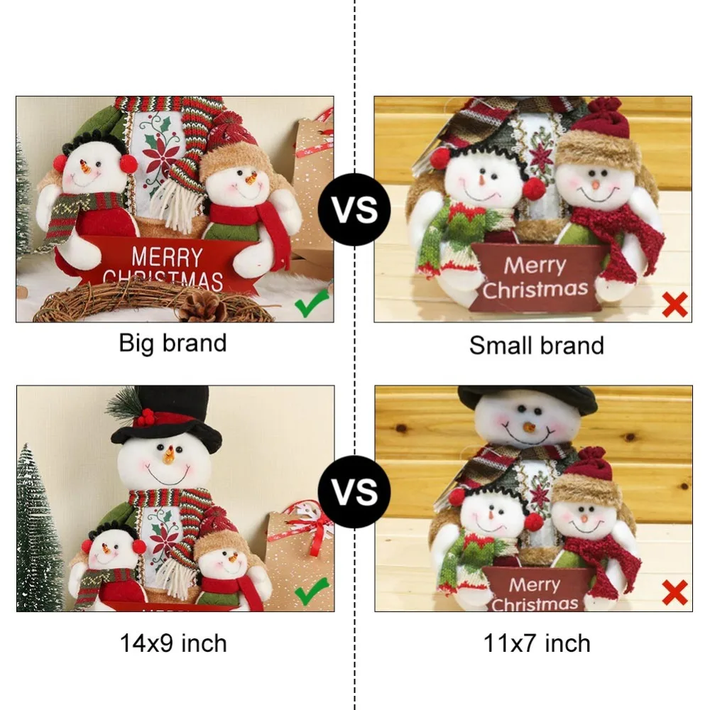 Теплая Большая Рождественская кукла Санта-Клаус, фигурка снеговика, очаровательные рождественские украшения для дома, подарки на год
