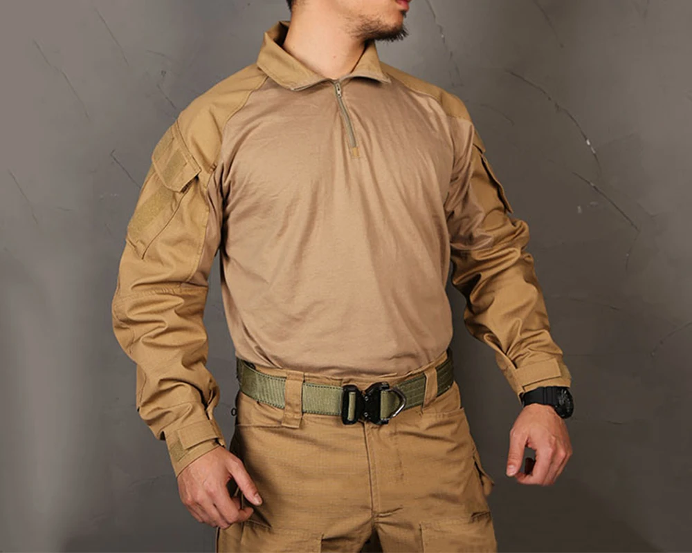 Военная Охота Боевая полевая Униформа EMERSON Gen3 тактическая рубашка Листва Зеленый Хаки волк серый EM9422