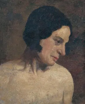 

High quality perfect hand painted 20x24in oil painting on canvas :Charm Art, Bathing Old Women .