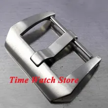 Parnis 22 мм ширина Матовый 316L нержавеющая сталь Часы пряжка винта в весенний бар подходит для военных часов Bu3