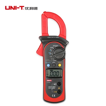 

UNI T UT202 Digital Clamp Meter Auto Range 2000 Count AC DC Current Pincers 600V Voltmeter Ammeter Ohmmeter Temperature Tester