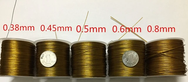 SRAN-ステンレス鋼製の金メッキナイロン釣り糸,ロフト用チェーン,0.38mm-2.0mm,20-200m,304 AliExpress