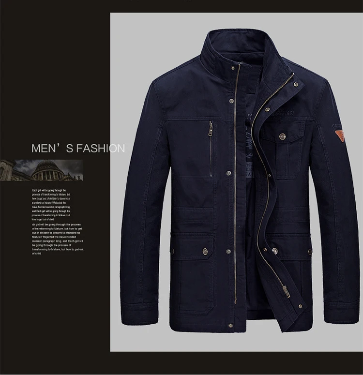 Бренд AFS JEEP размера плюс 7XL 8XL военная куртка мужская Повседневная зимняя хлопковая куртка с воротником-стойкой пальто jaqueta masculina