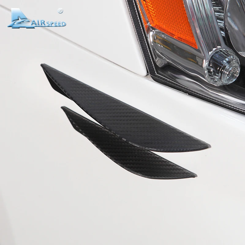 

Airspeed PVC Carbon Fiber Style Car Side Fender Blades Air Spoiler Mouldings for Subaru Forester Impreza Outback XV Legacy STI