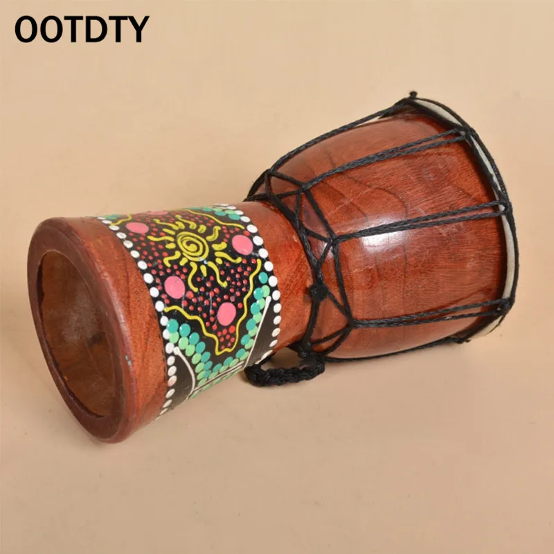 OOTDTY 30 см Профессиональный Африканский Djembe барабан Bongo деревянный хороший звук музыкальный инструмент