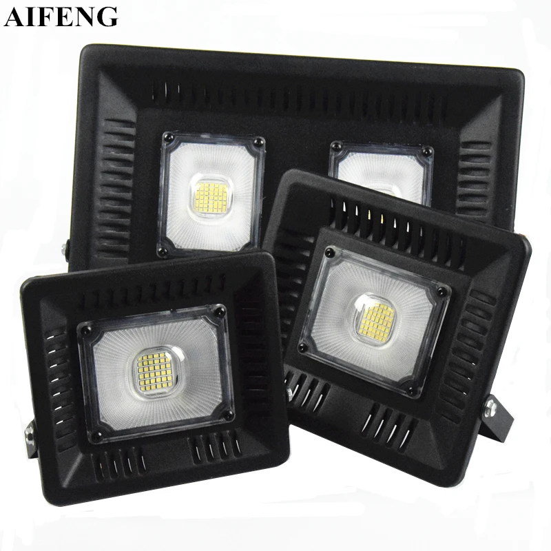 

AIFENG Ultra Thin Led Flood Light 30W 50W 100W Floodlight Waterproof IP65 220V 230V 240V Outdoor Spotlights Garden Lamp Lighting