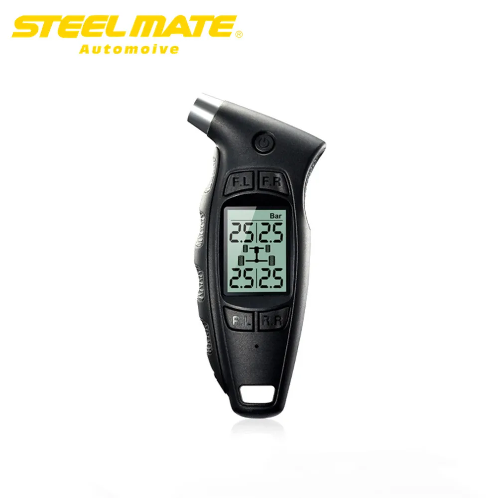 Image Steelmate 2017 100% Original DIY LCD Digital Display Ergonomic Handle  TPMS TC 01 Handheld Digital Tire Pressure Gauge